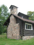 Stonemasonry - #1967 Bright Street - Rosseau Lake College - Log cabin - RI0147