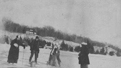 Winter activities on Indian Lake