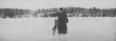 Skating on Indian Lake