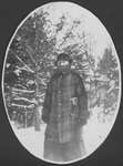 Woman bundled up in winter
