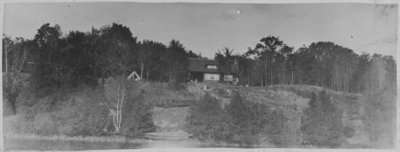 View of main officer's bungalow at Fettercairn