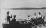 Rowing in a skiff on Indian Lake