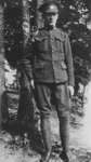 Soldier in uniform at Fettercairn