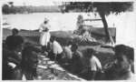 Soldiers picnicking near Fettercairn