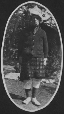 Soldier dressed in costume at Fettercairn