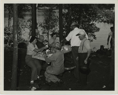 Shore Dinner near Chaffey's Lock