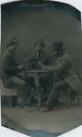 William Bass and friends playing cards