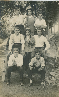 Group at Chaffey's Lock