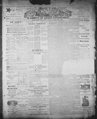 Athens Reporter and County of Leeds Advertiser (18920112), 23 Dec 1890