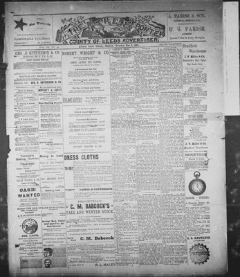 Athens Reporter and County of Leeds Advertiser (18920112), 3 Nov 1891