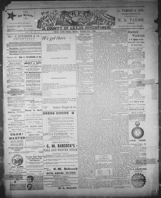 Athens Reporter and County of Leeds Advertiser (18920112), 1 Dec 1891