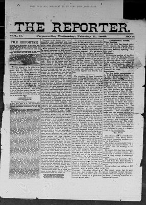 Farmersville Reporter and County of Leeds Advertiser (18840522), 11 Feb 1885