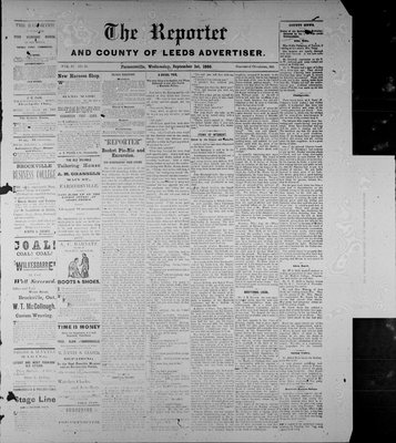 Farmersville Reporter and County of Leeds Advertiser (18840522), 1 Sep 1886