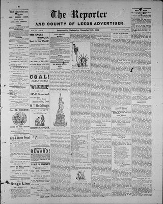 Farmersville Reporter and County of Leeds Advertiser (18840522), 10 Nov 1886