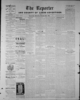 Farmersville Reporter and County of Leeds Advertiser (18840522), 24 Nov 1886