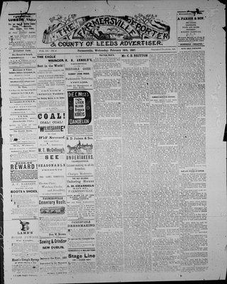 Farmersville Reporter and County of Leeds Advertiser (18840522), 16 Feb 1887