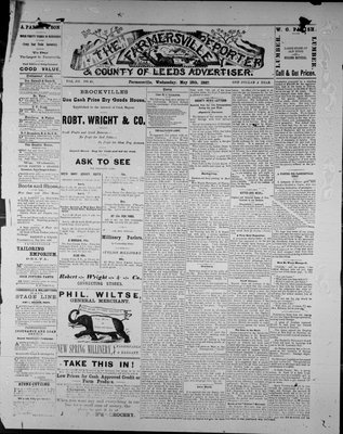 Farmersville Reporter and County of Leeds Advertiser (18840522), 18 May 1887