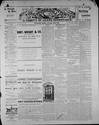 Farmersville Reporter and County of Leeds Advertiser (18840522), 22 Nov 1887