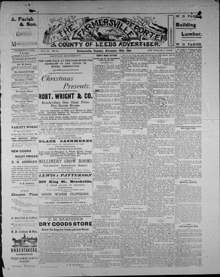 Farmersville Reporter and County of Leeds Advertiser (18840522), 29 Nov 1887