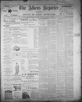 Athens Reporter and County of Leeds Advertiser (18920112), 10 Apr 1894