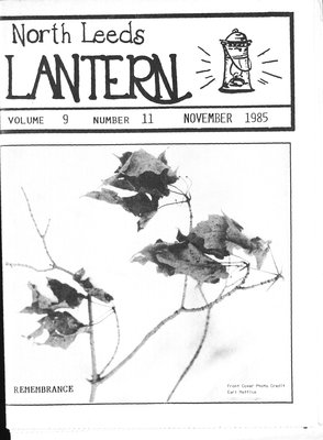 Northern Leeds Lantern (1977), 1 Nov 1985