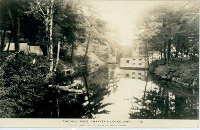 Mill race at Chaffey's Locks c.1930