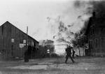 Lombard Mills ablaze June 1908