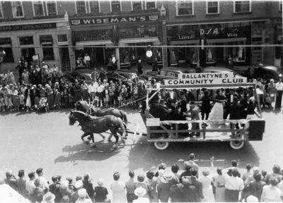 Ballantyne Community Club Float 1950