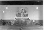 Interior of Crosby United Church c.1960