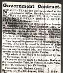 Chaffey's Lockmaster's House tender 1844 (Bytown Gazette)