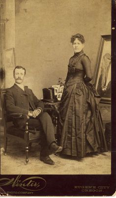 Edgar Warren and Wife c1890