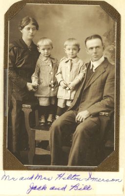 Hilton Imerson and Family c1920