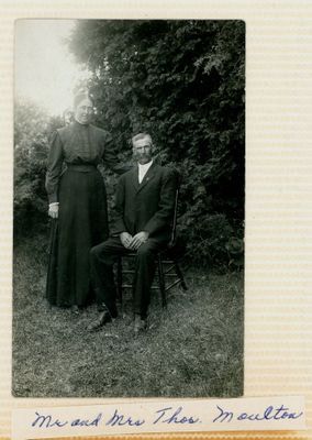 Mr and Mrs Thomas Moulton c1905