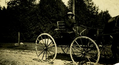 Woman in a Buggy