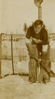 Unknown Hockey Player in Delta c.1930