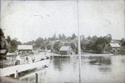 Jones Falls looking over Hotel Kenney