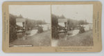 Stereograph of Chaffey's Lock grist mill c.1900