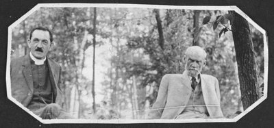 Clergyman and unidentified man at Fettercairn