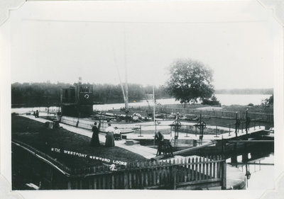 Tug Westport in Newboro Locks