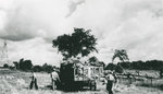 Loading stooks onto the wagon at the Myers Farm c.1945