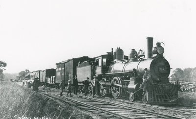 Brockville Westport Train at the Delta Station c.1910