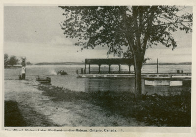 Government wharf, Portland, Ontario