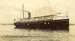 Lake boat, The "Alberta", showing engine at back of vessel.  A WM Dunlop Original