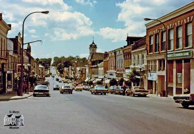 Downtown St. Marys Looking West