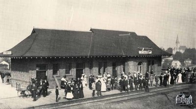 Passengers Waiting for a Train