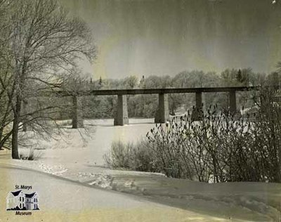 Sarnia Bridge in Winter