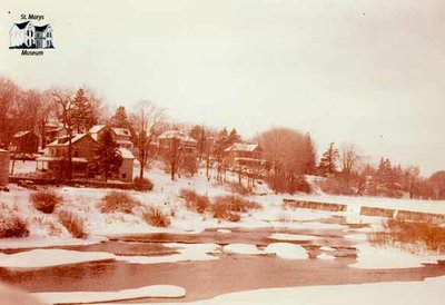 Thames River with Houses