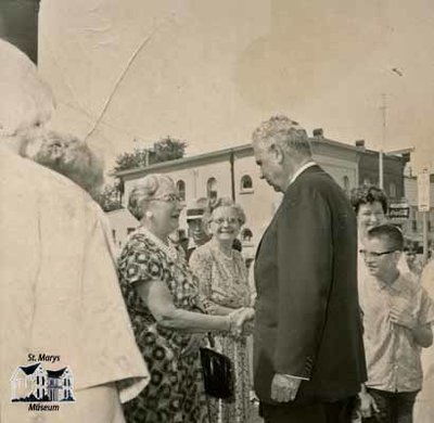 John George Diefenbaker Visit to St. Marys, 1960's