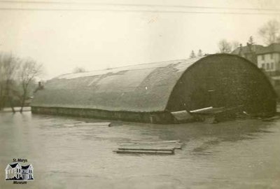 Flood of 1937, Curling Club and Trout Creek