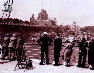 Passengers and Crew En Route to Montreal , 1950